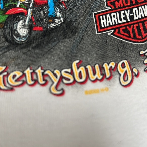 🦩SOLD🦩❌ Harley Davidson Shirt Womens Large Gettysburg PA - Picture 4 of 7